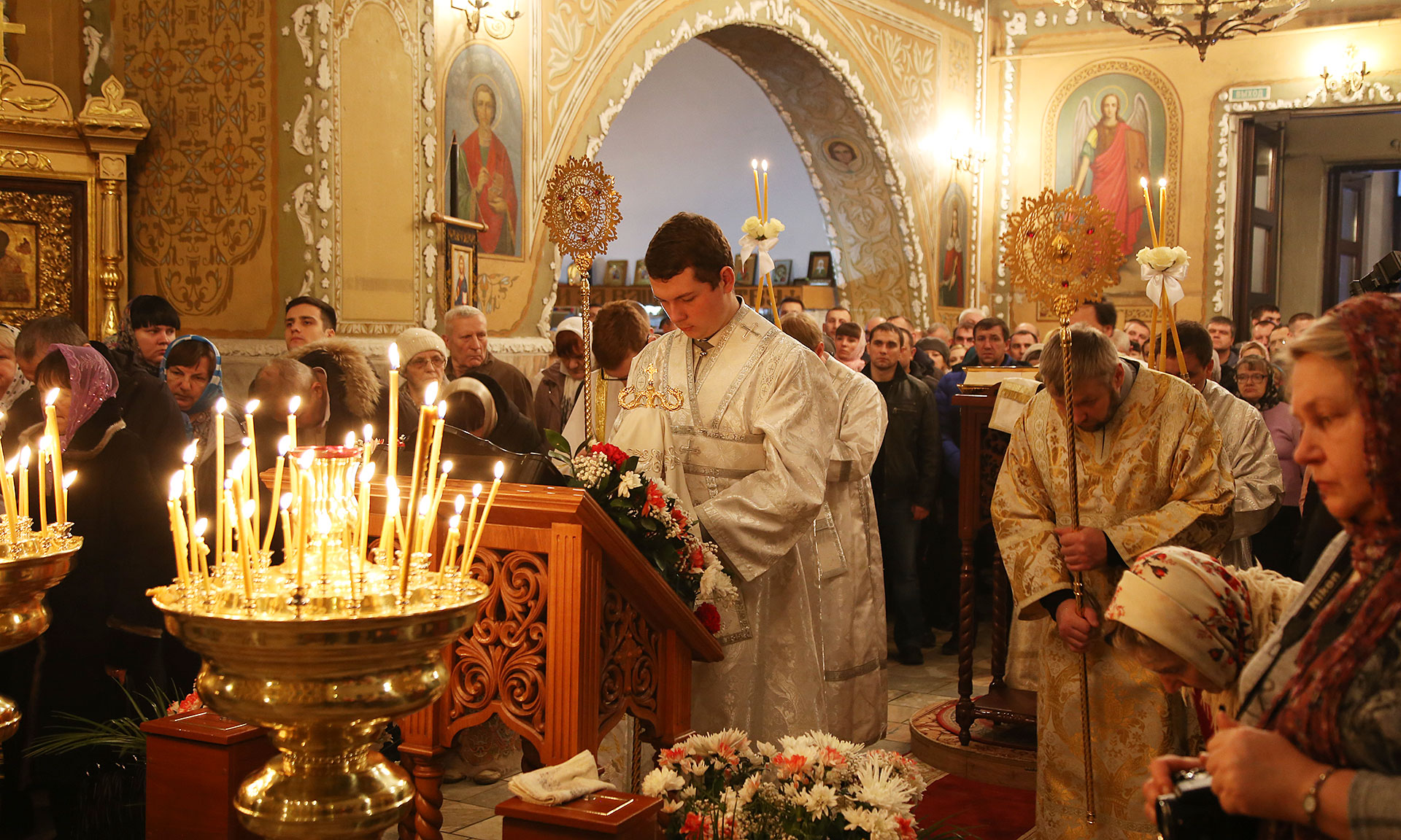 Служба в Клинцах в соборе