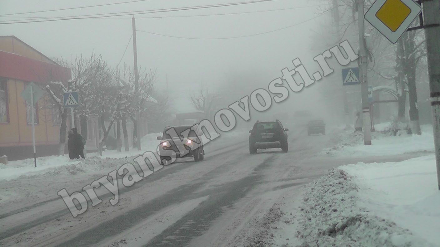 Сегодня утром Новозыбков окутал густой туман