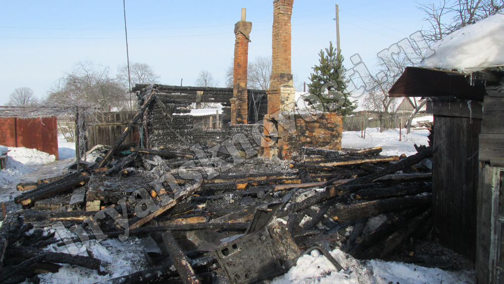 Под Новозыбковом заживо сгорели двое мужчин
