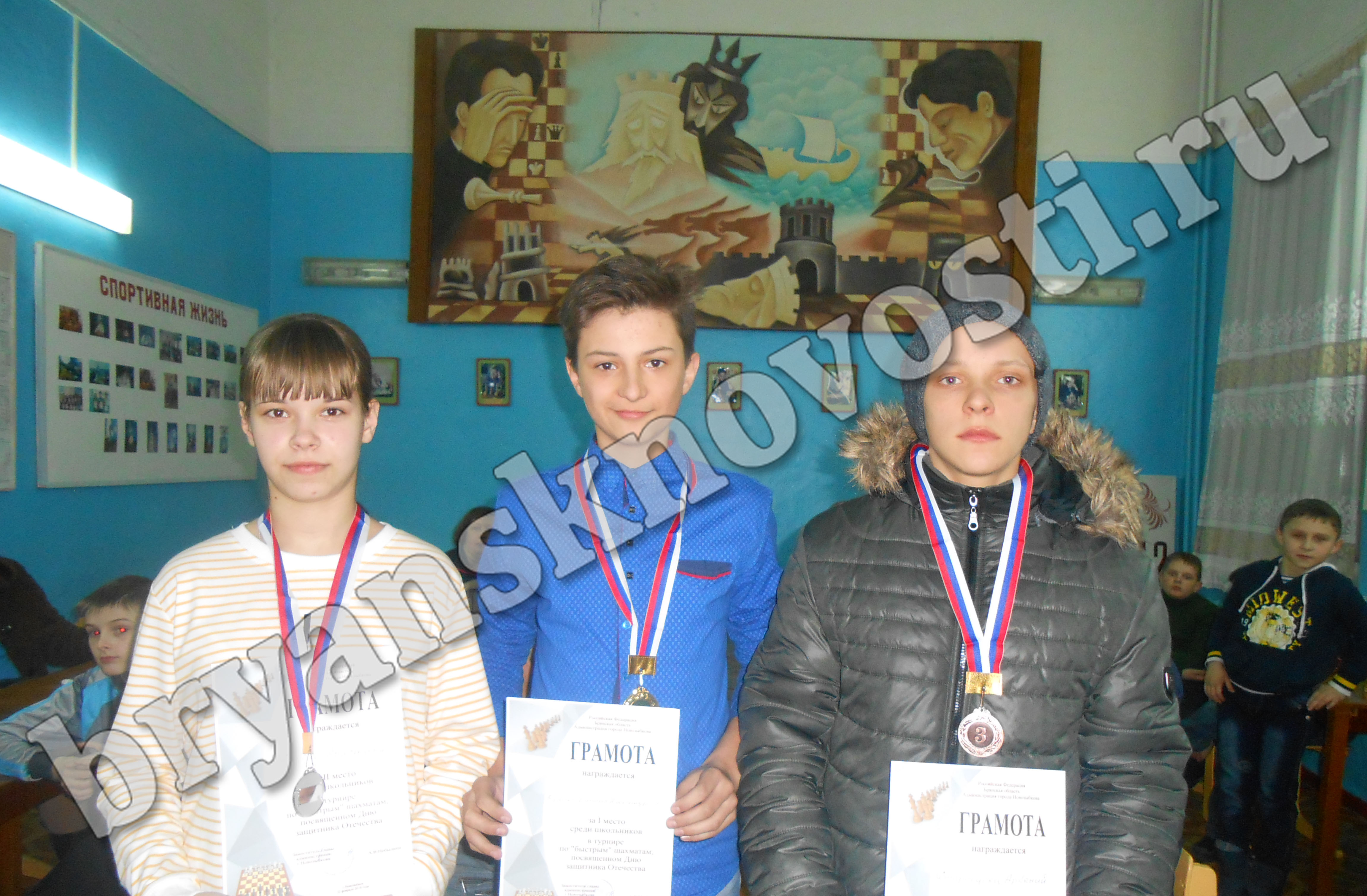 Девятиклассник обошел председателя шахматной федерации на турнире в Новозыбкове
