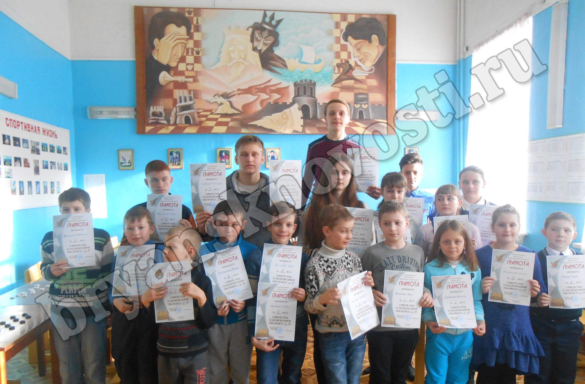 Более 40 шахматистов участвовали в юношеском первенстве Новозыбкова