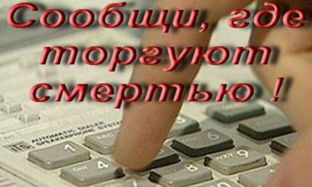 Новозыбков присоединился к акции «Сообщи, где торгуют смертью»