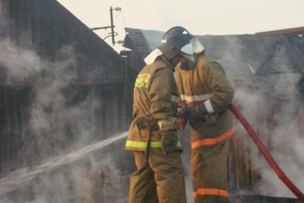 В Новозыбковском районе сгорел дом вместе с надворными постройками