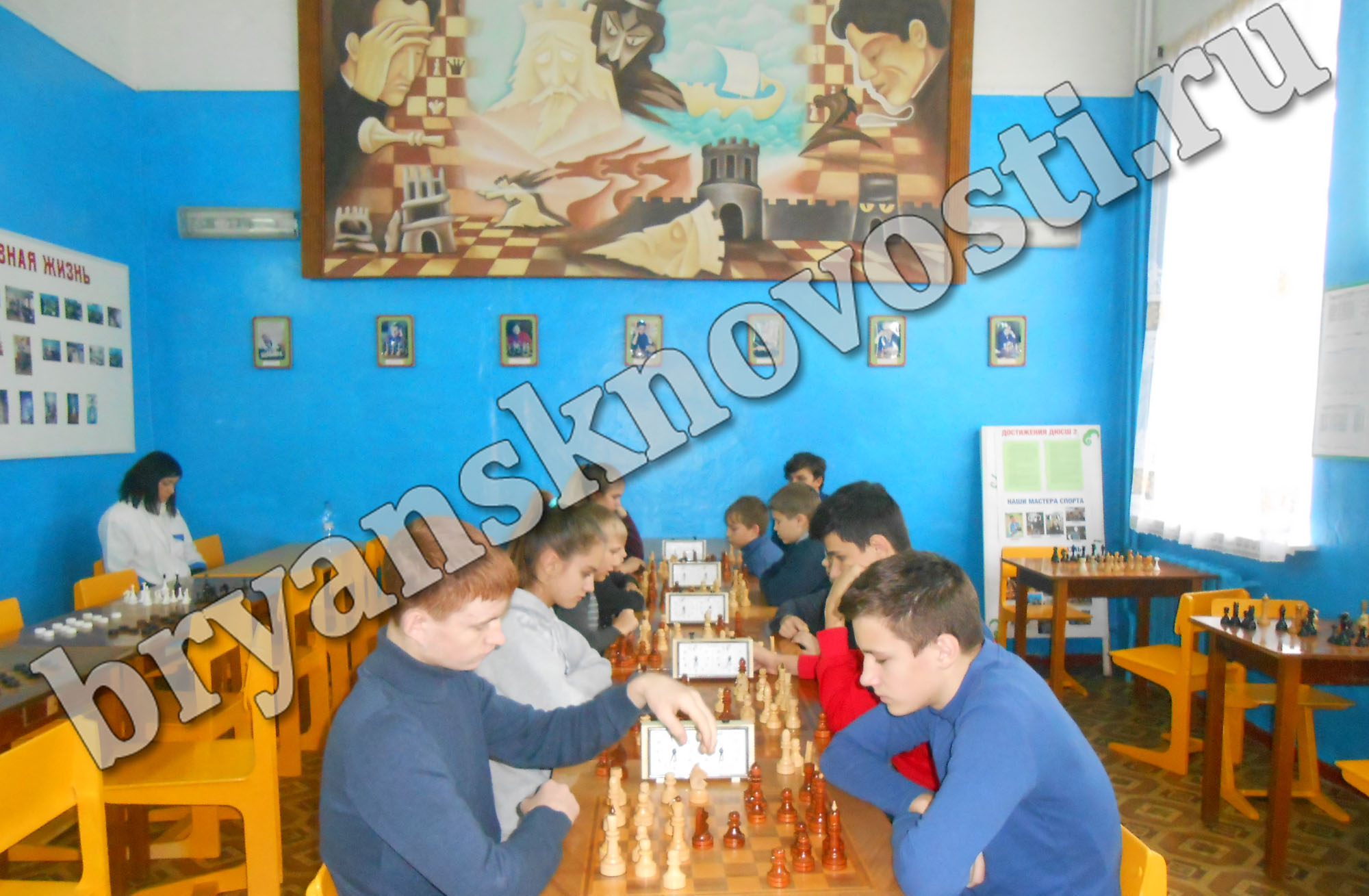 В Новозыбкове определены победители командного первенства города по шахматам