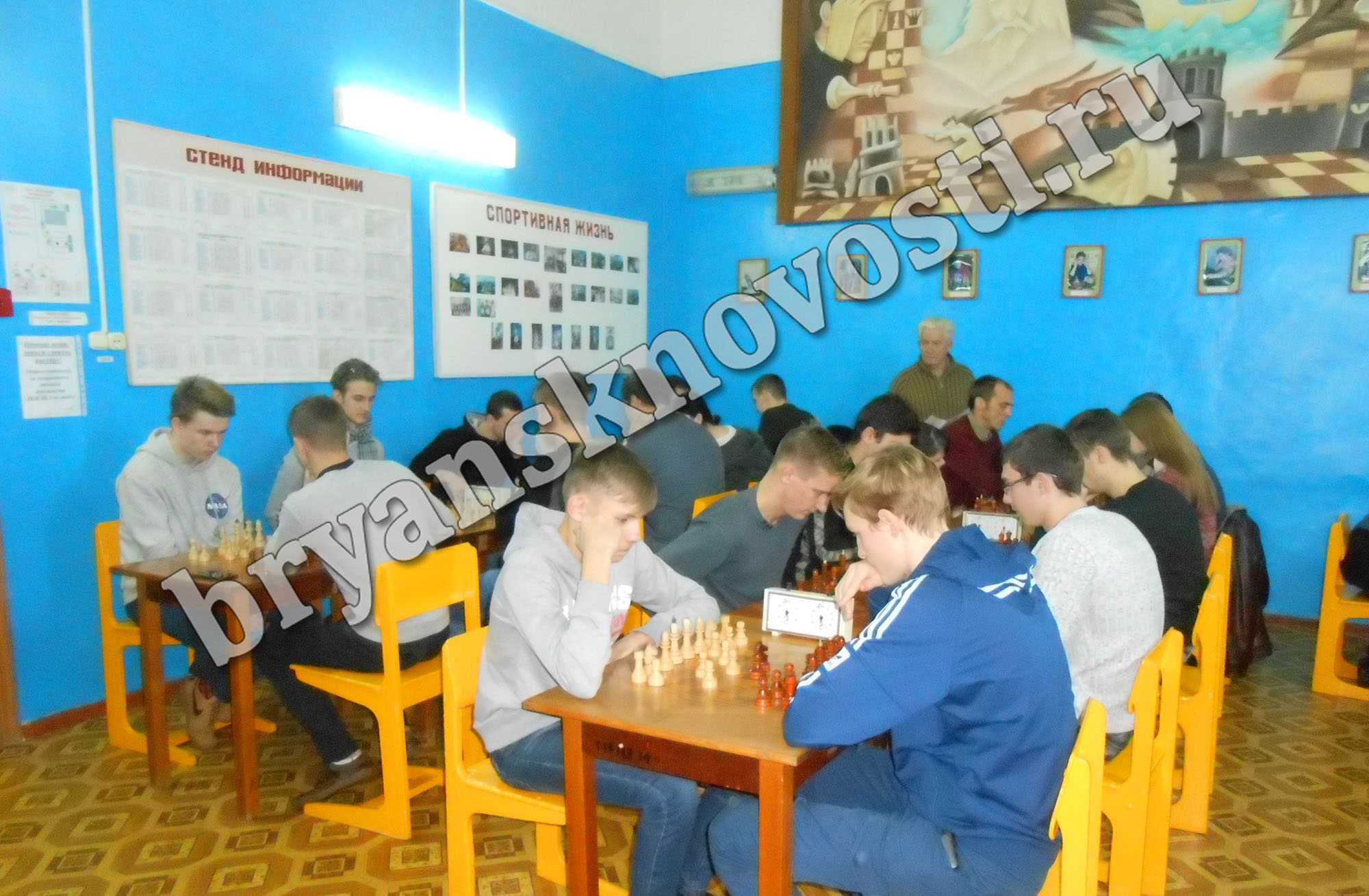 Сборная педколледжа победила в Командном Первенстве Новозыбкова по шахматам