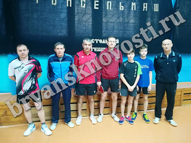 Новозыбковцы вошли в число победителей соревнований по настольному теннису в Белоруссии