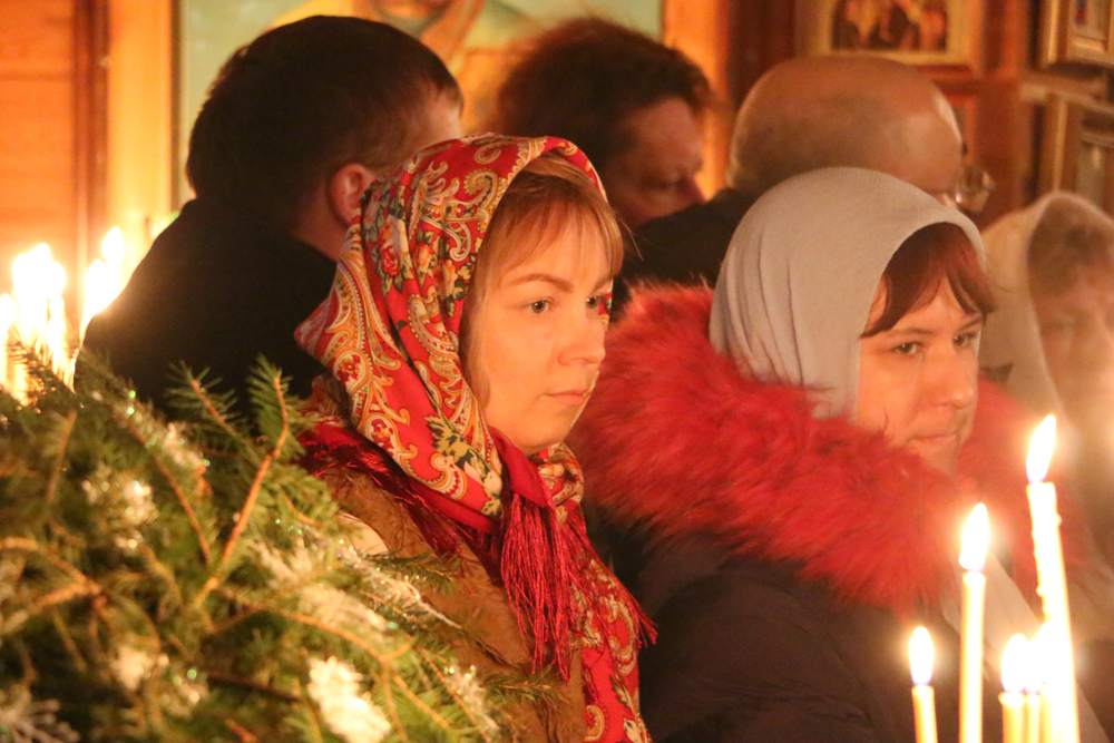 Рождественское Богослужение в Храме Рождества Пресвятой Богородицы в Новозыбкове