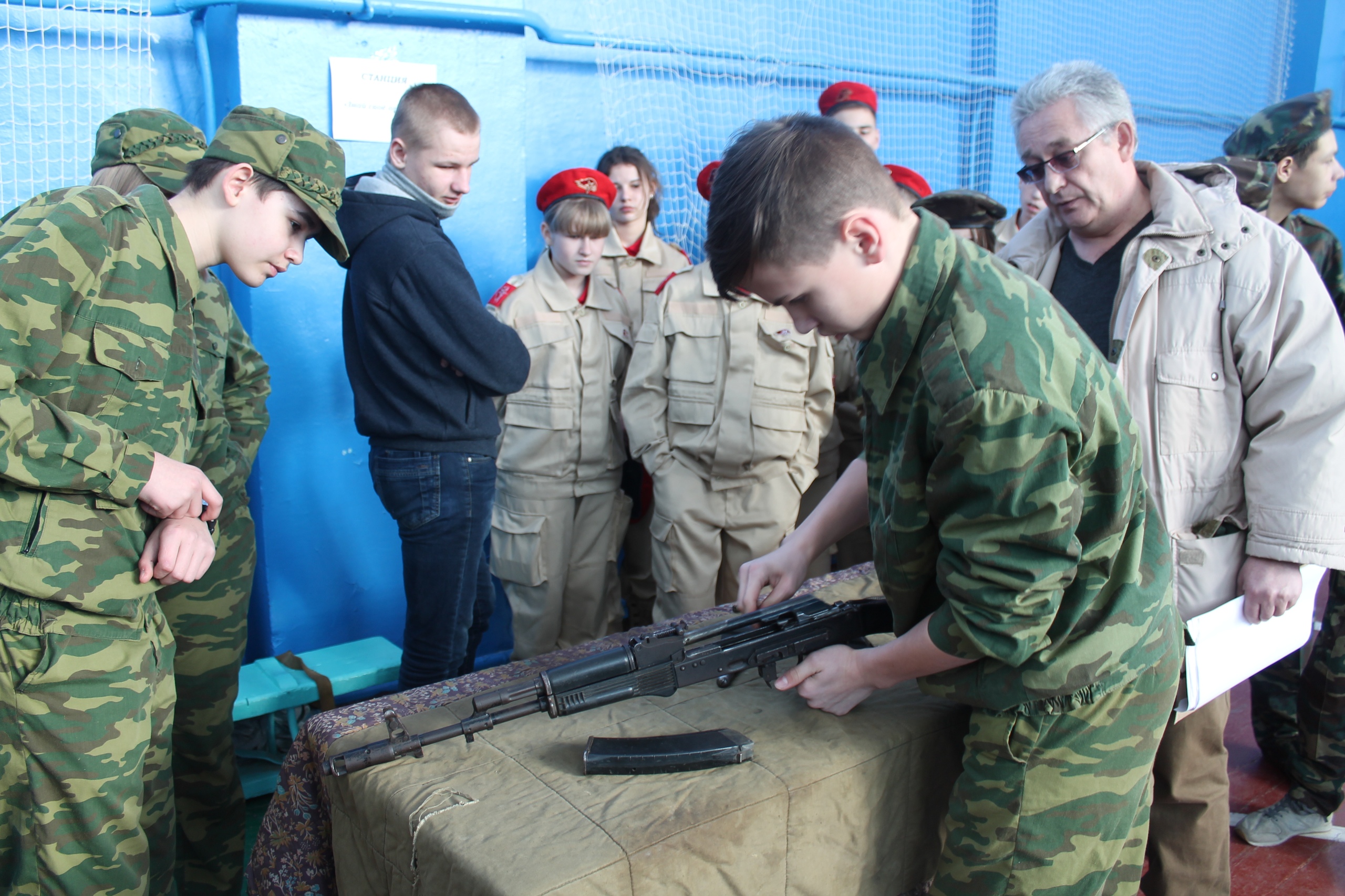 Патриоты школы №4 из Новозыбкова принимают участие в областном многоборье