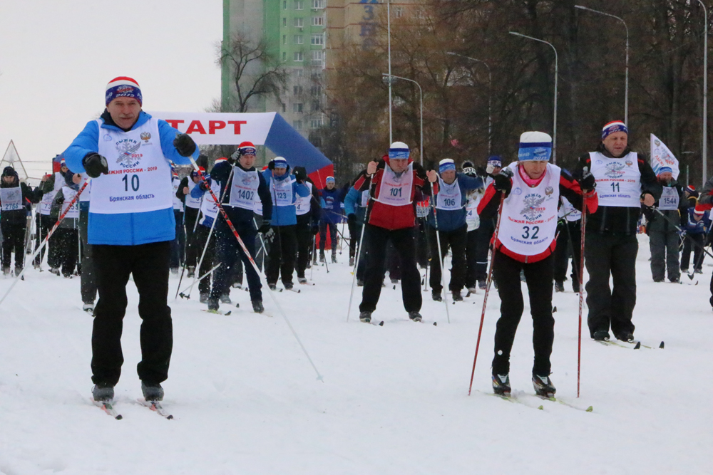 Евгений Трунов из Новозыбкова стал самым опытным участником областной «Лыжни России-2019»