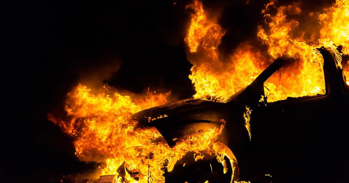 В Новозыбкове утром сгорел автомобиль