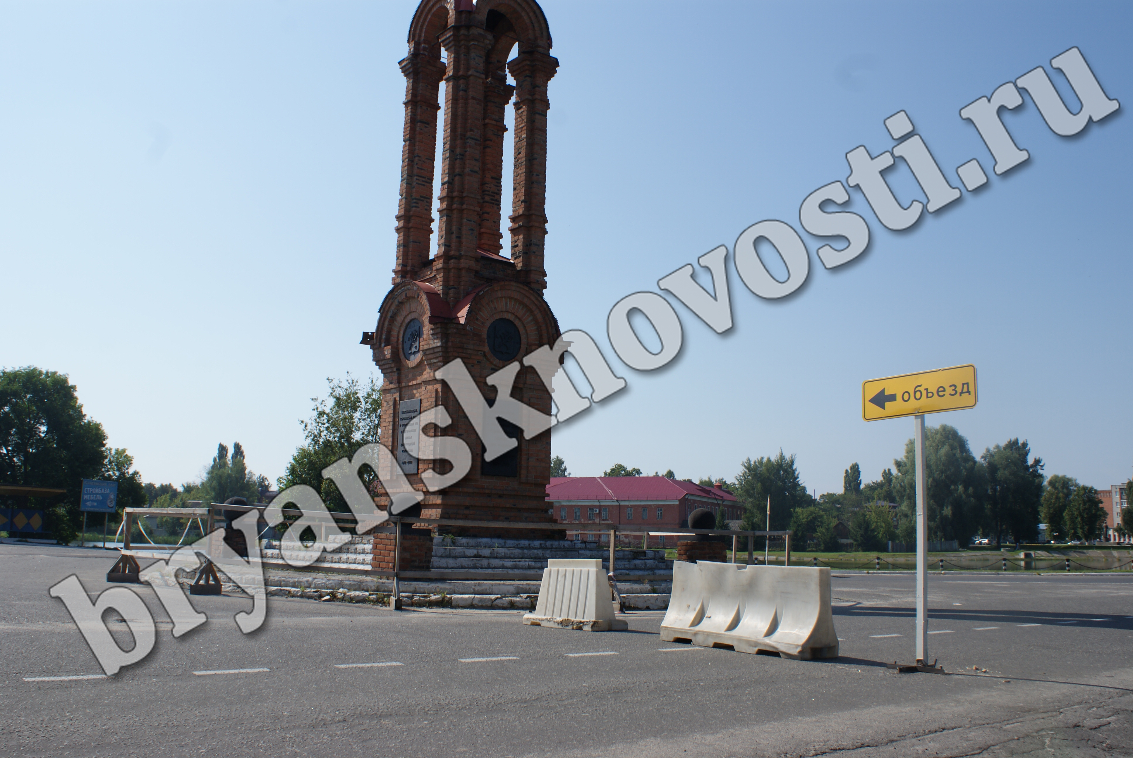 К ремонту моста в Новозыбкове приступили на неделю позже