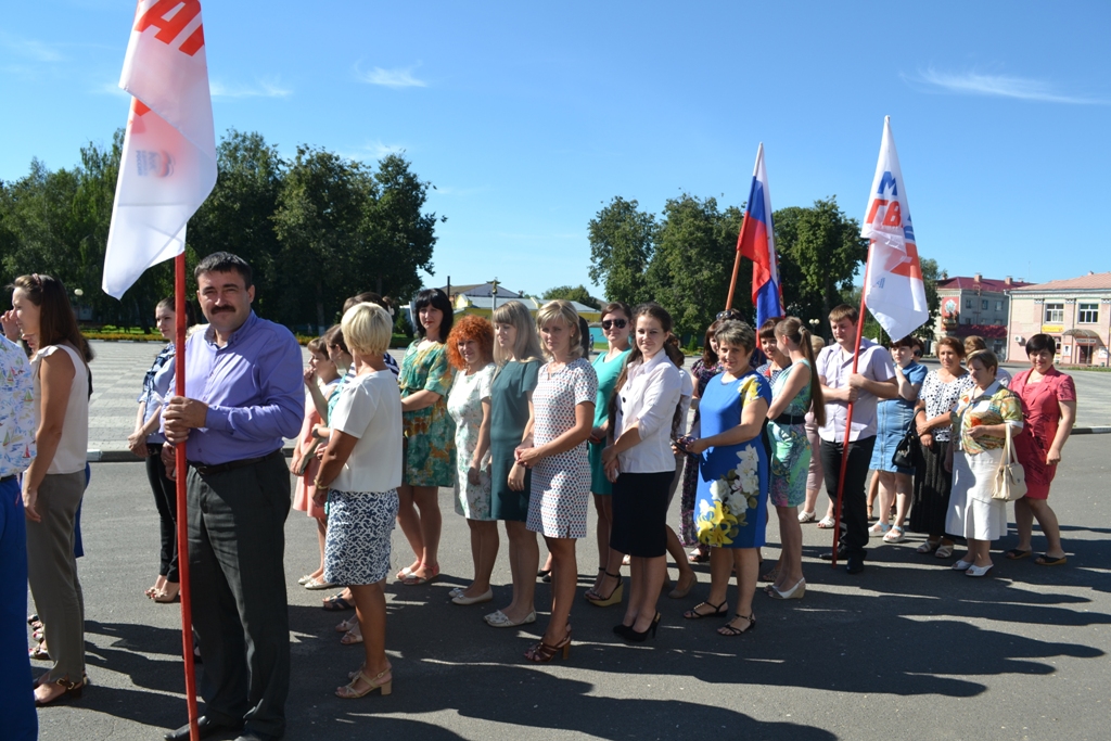 Новозыбковцев позвали на эстафету флага