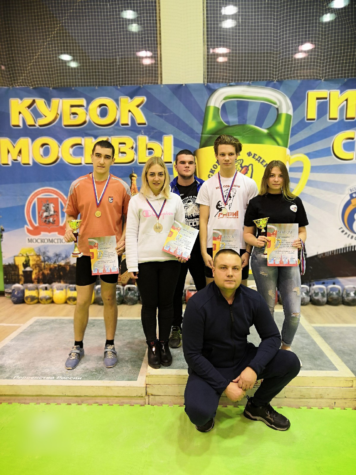 Гиревики из Новозыбкова одержали три победы на Кубке Москвы