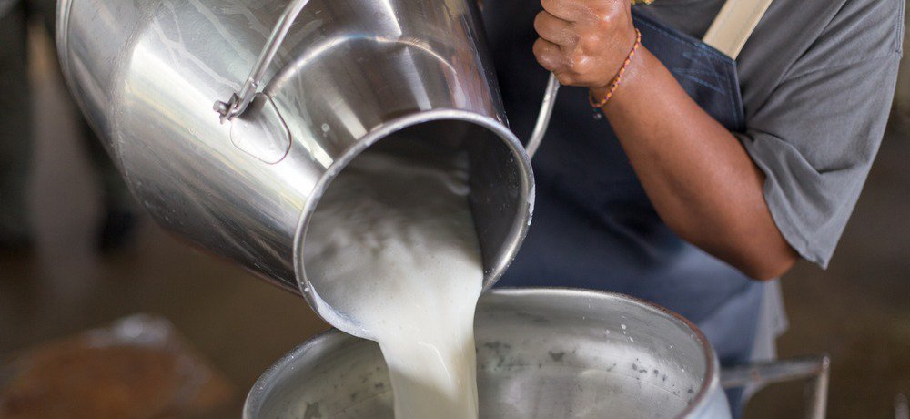 Молоко новозыбковского производства обходится при оптовой закупке в 20 рублей за литр