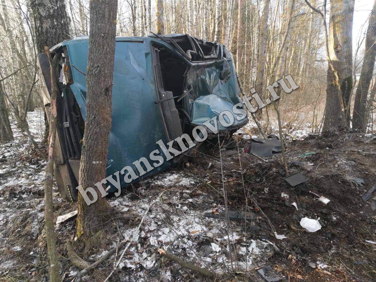 Дорожная авария под Климово: водитель погиб, пассажирка в реанимации •  Новозыбков.SU