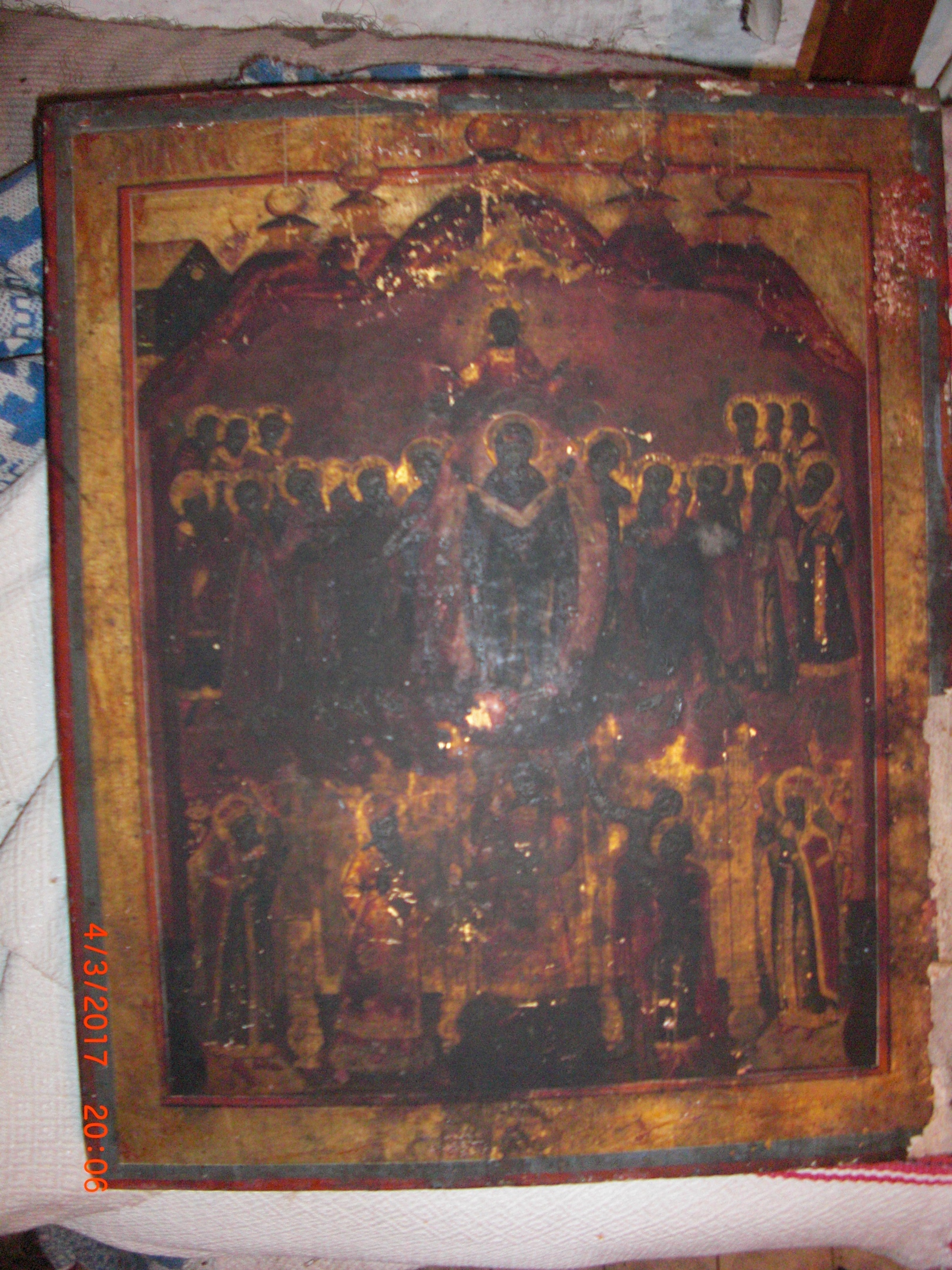 В Новозыбкове восстанавливают старообрядческую икону 19 века