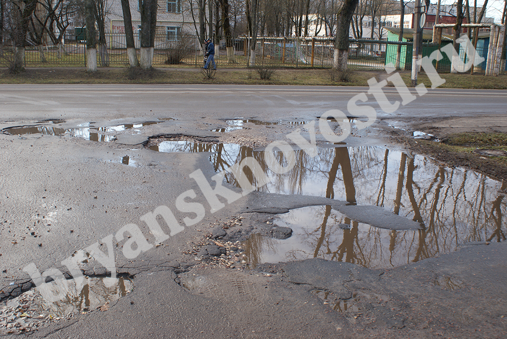 В Новозыбкове пожаловались на непроезжую часть дороги