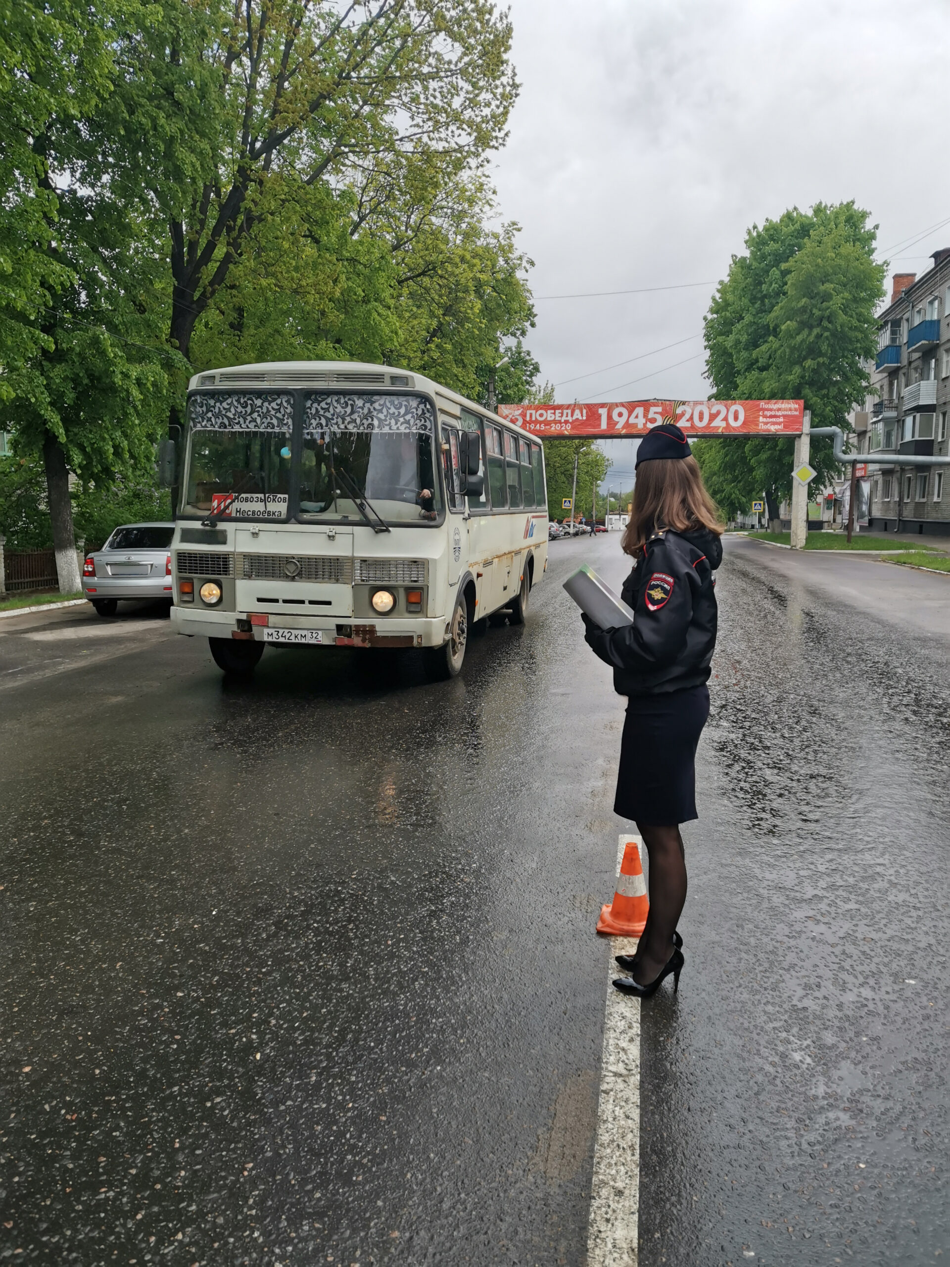 Нетрезвых водителей сегодня утром в Новозыбкове не было