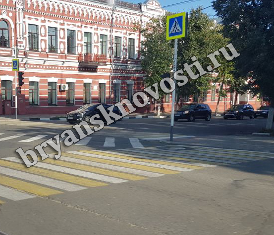 В Новозыбкове появился первый диагональный пешеходный переход