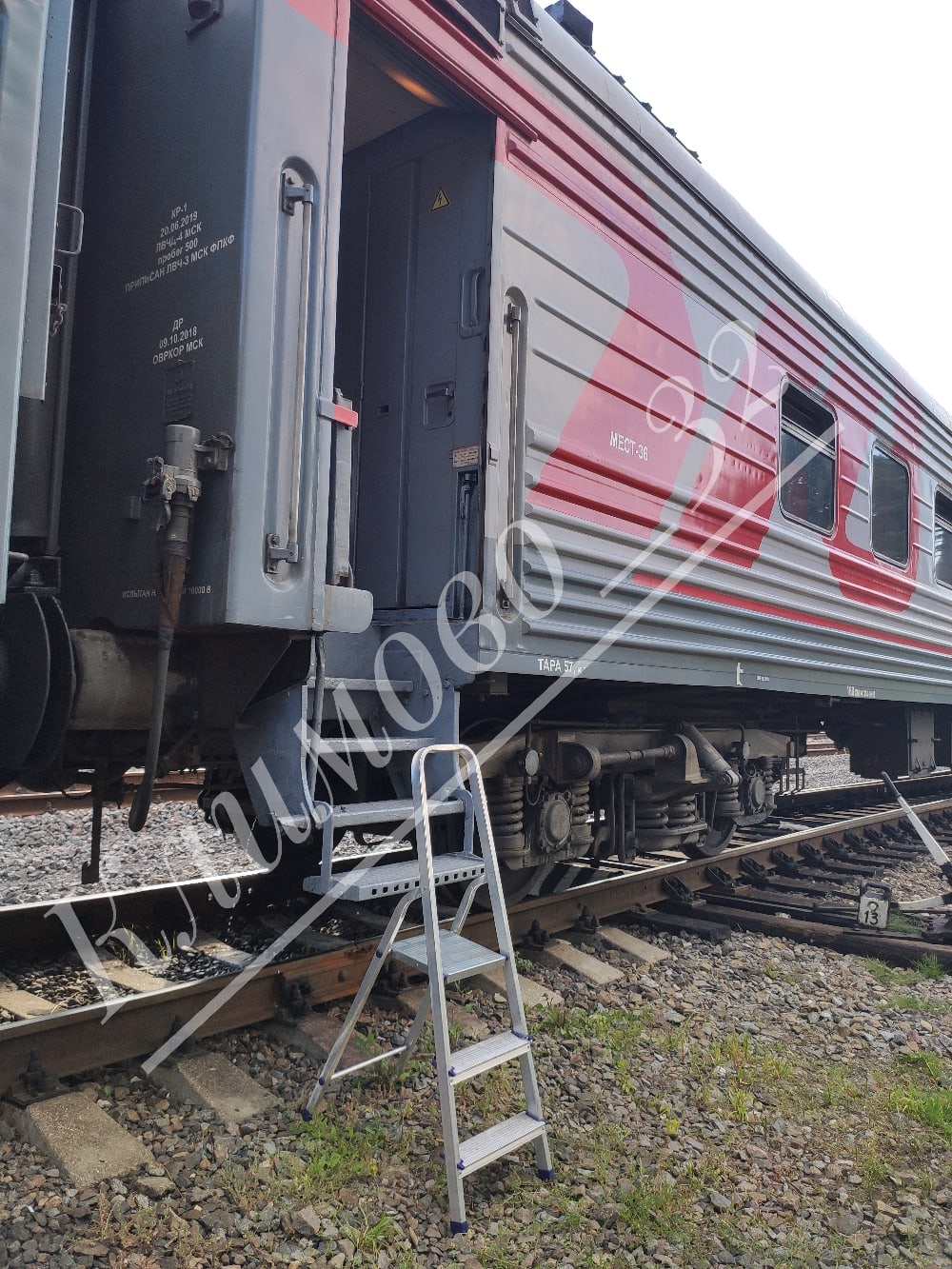 РЖД пообещало пассажирам поезда «Москва – Климово» прощание со стремянками