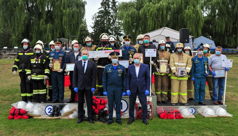 Второй «Лучшей добровольной пожарной командой Брянской области-2020» стала команда из Новозыбковского округа