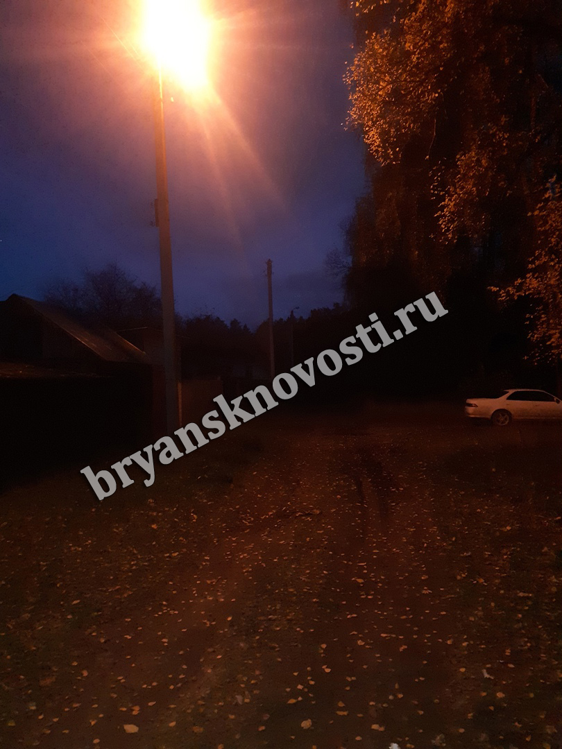 В Новозыбкове наметились на полную замену ламп старого образца на улицах города