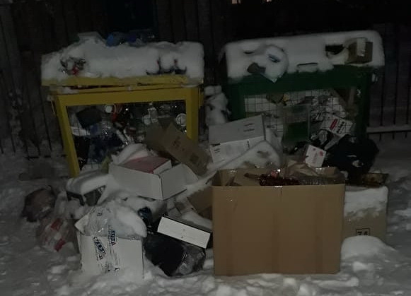 За новогодние каникулы жители Брянской области произвели тонны мусора