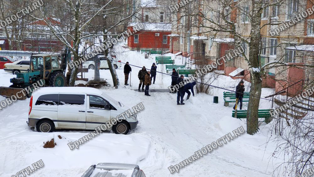 В Новозыбкове коммунальная авария при минус 11 мороза