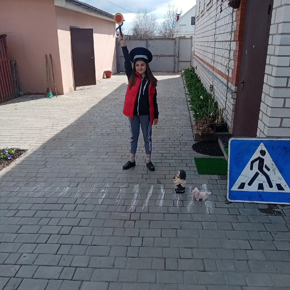 Ариша Кыштымова из Новозыбкова знает правила дорожного движения