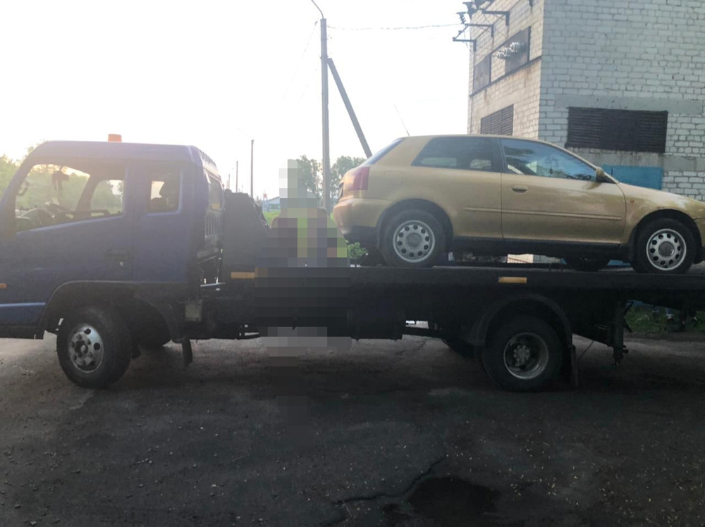 Пьяного водителя задержали, а машину отправили на штрафстоянку в Новозыбковском районе