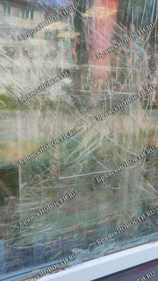 В Новозыбкове разбили окно в сетевом магазине