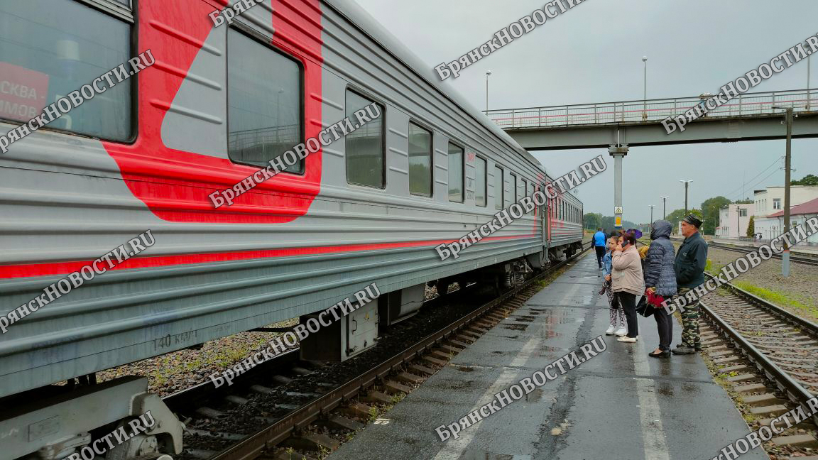 В первую неделю сентября отменят два пригородных поезда в Брянской области