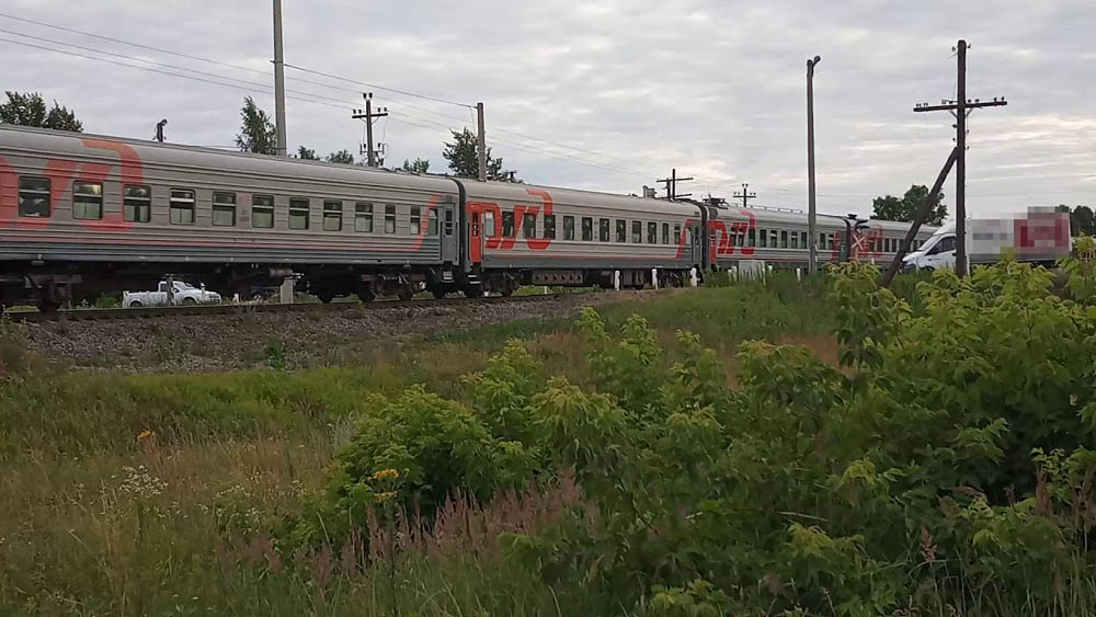 Упавшая линия электропередачи задержала поезд Климов-Москва