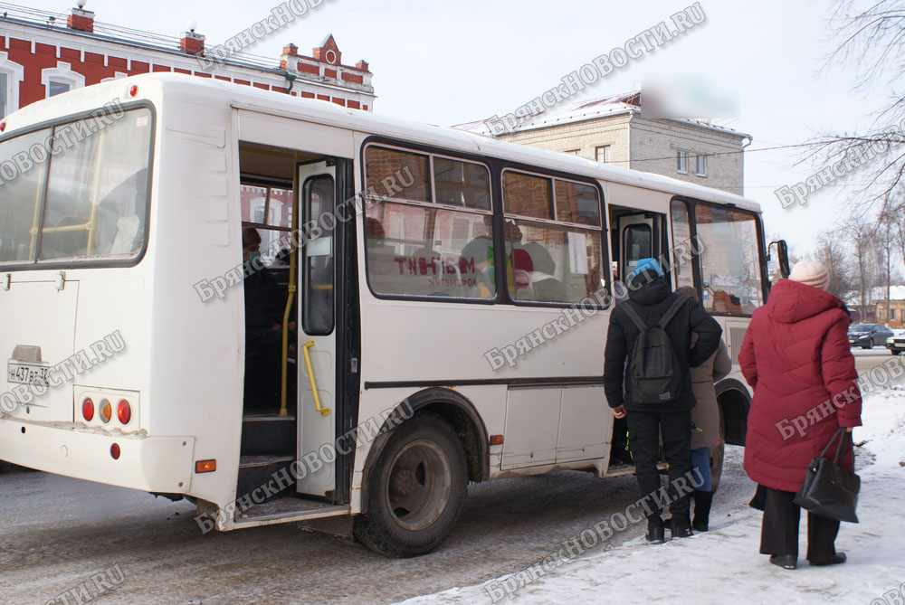 График маршрутов автобусов в праздничные дни января в Новозыбкове