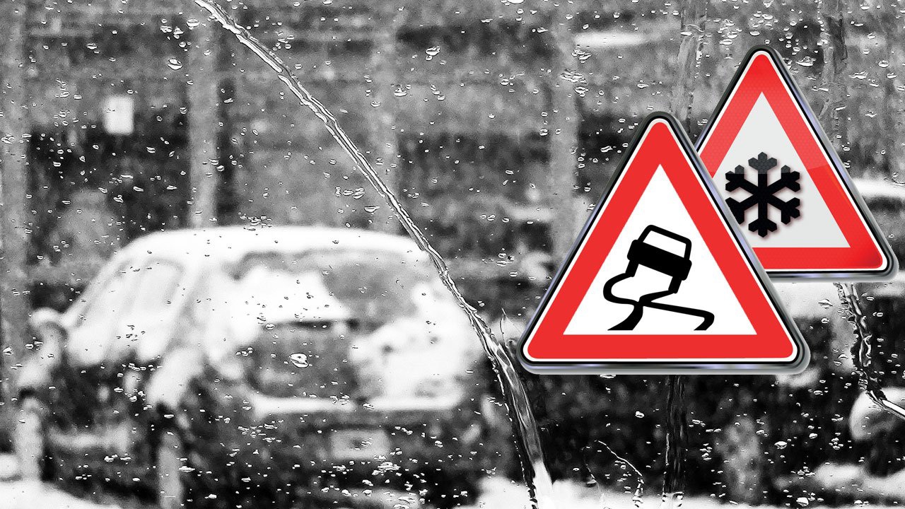 Автовладельцев предупредили о мокром снеге и гололедице в Брянской области