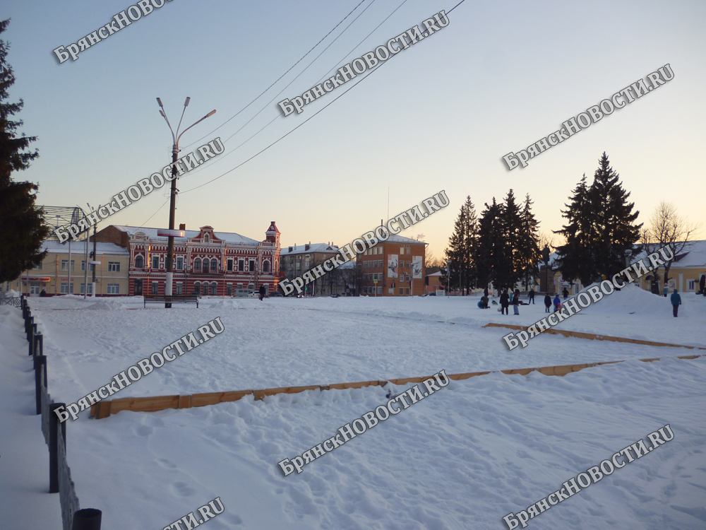 Силы трения и скольжения – зимние забавы в Новозыбкове оказались доступны наполовину