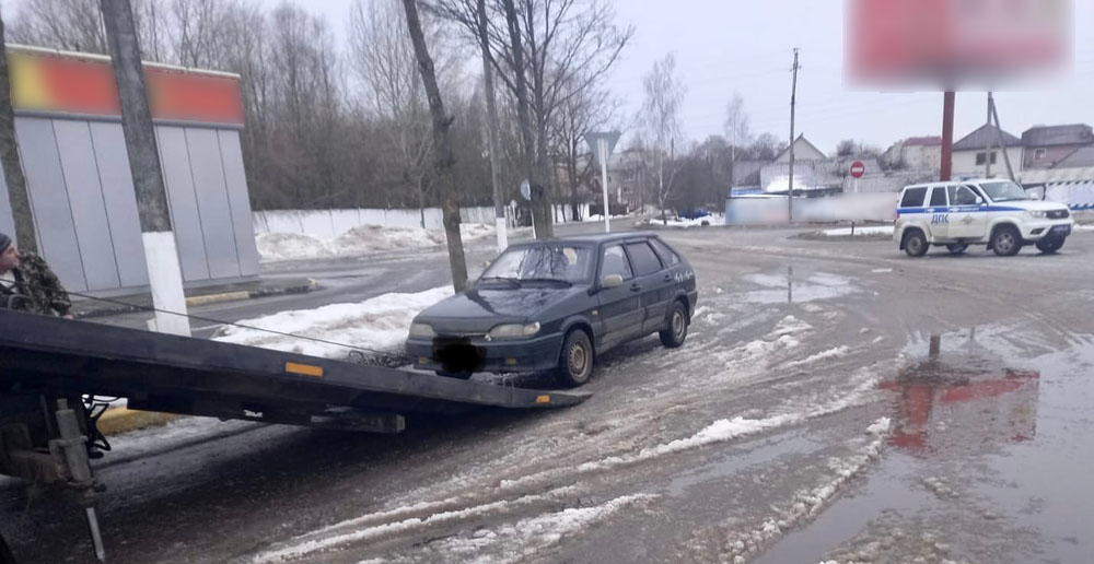 Пьяного водителя остановили на Мичурина в Новозыбкове