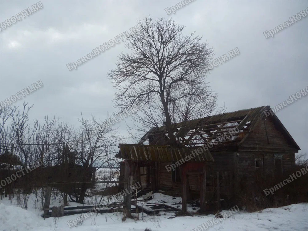 Немые свидетели разбазаривания жилого фонда теряют остатки крыш в Новозыбковском районе