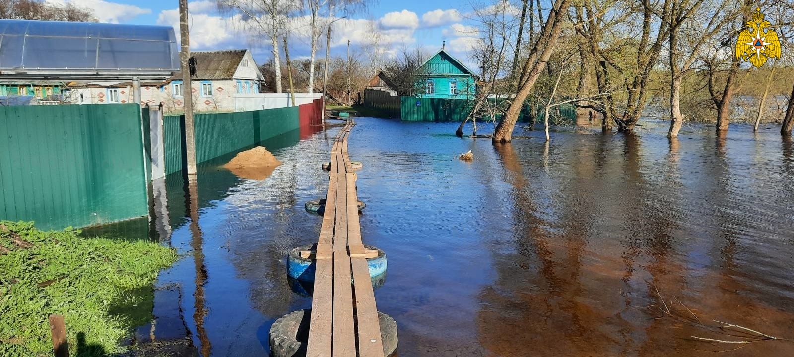 В Брянской области затопило 58 домов, более 750 участков и четыре моста