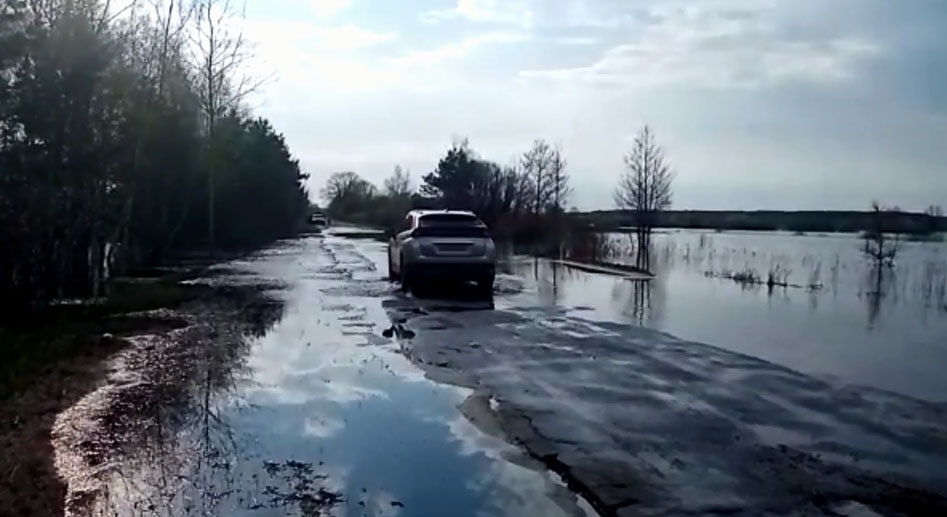 В Новозыбковском округе отмечают снижение уровня воды в реке Ипуть.