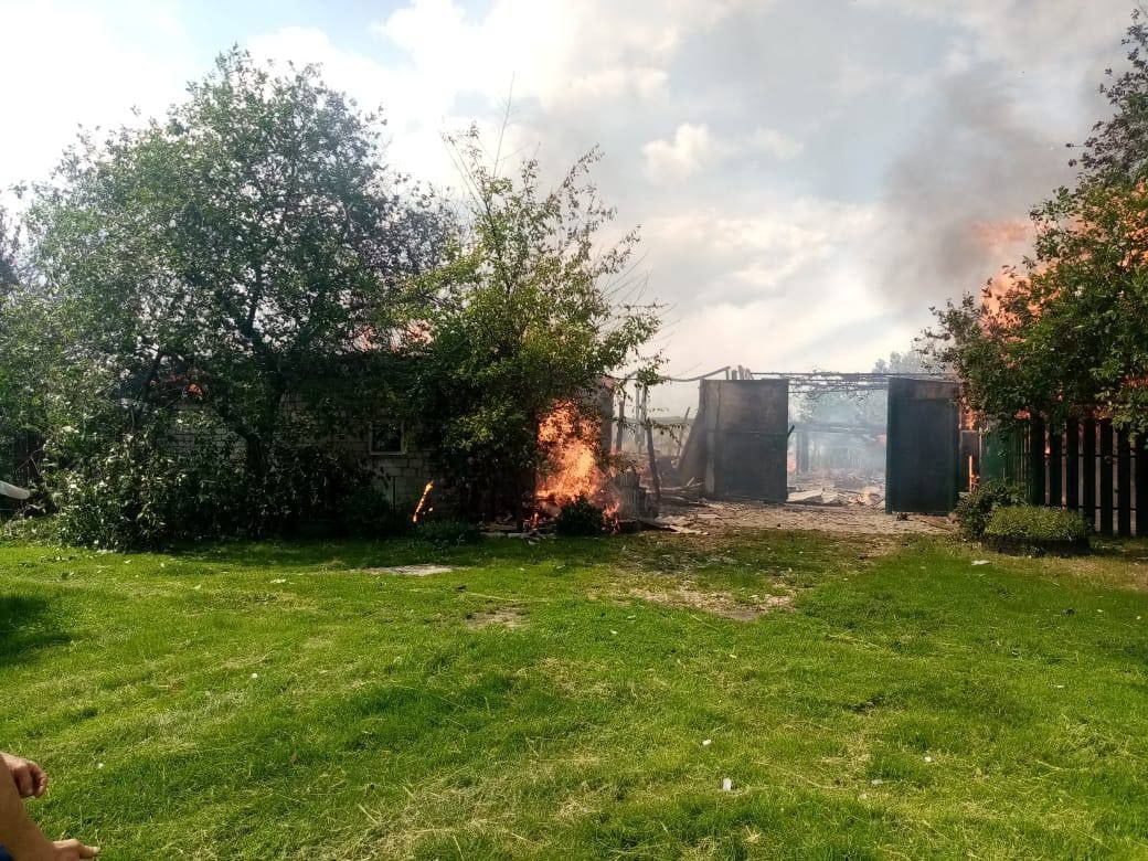 В обстрелянном ВСУ брянском селе потушили пожар