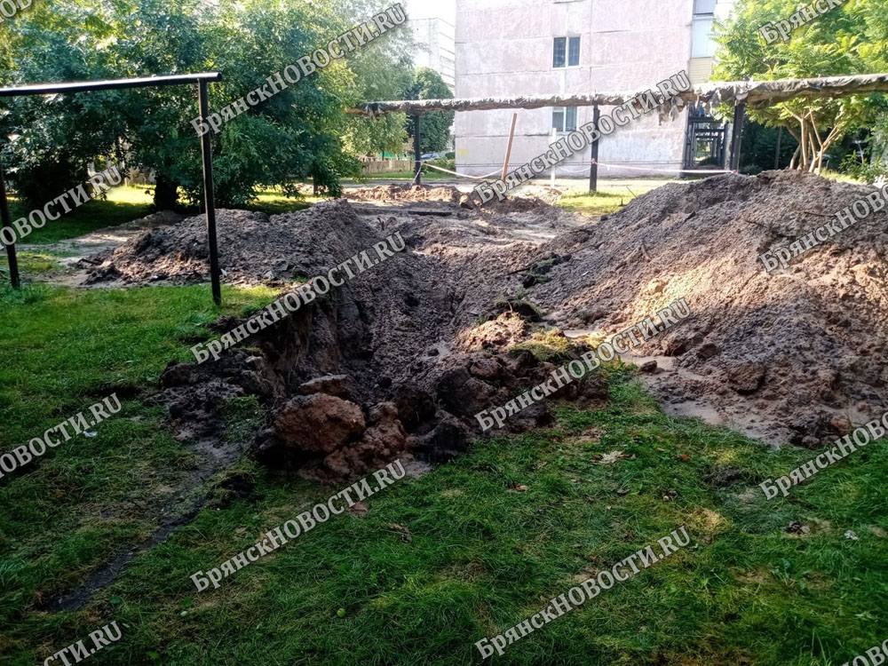 В брянском департаменте объяснили раскопки у котельной в Новозыбкове