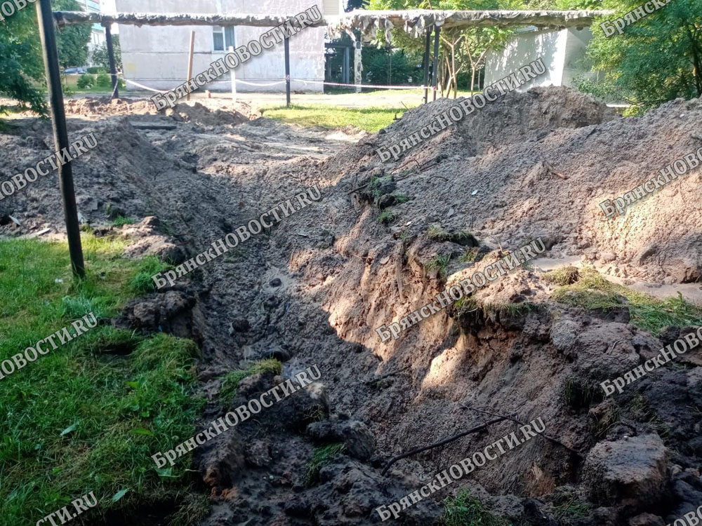 В Новозыбкове раскопали «подземный ход» у котельной