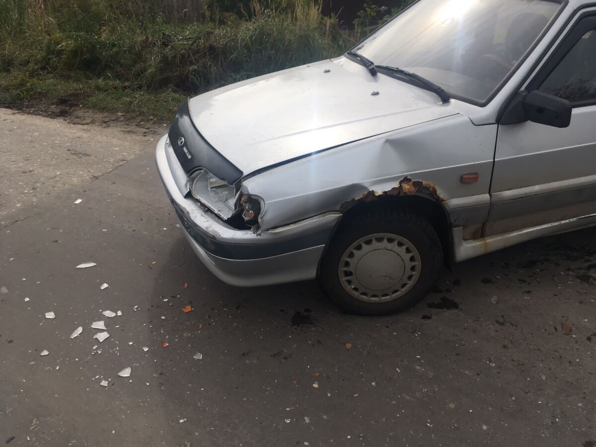 В дорожной аварии в Новозыбкове автомобили получили механические повреждения