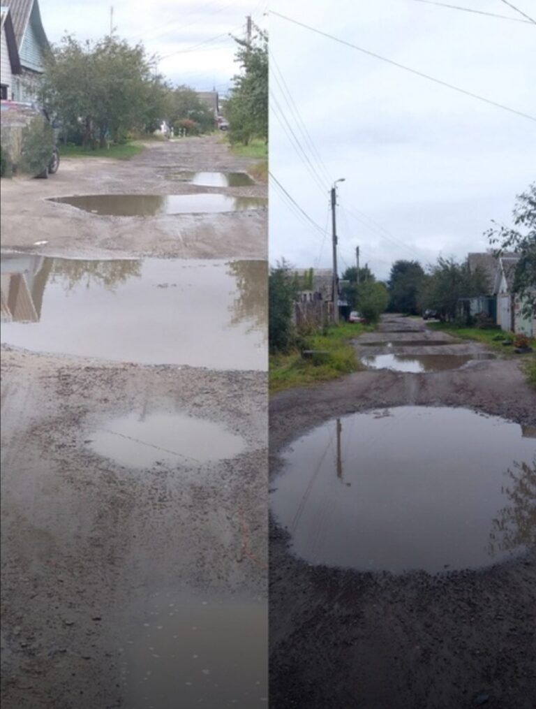 Улица Герцена в Новозыбкове «уходит под воду»