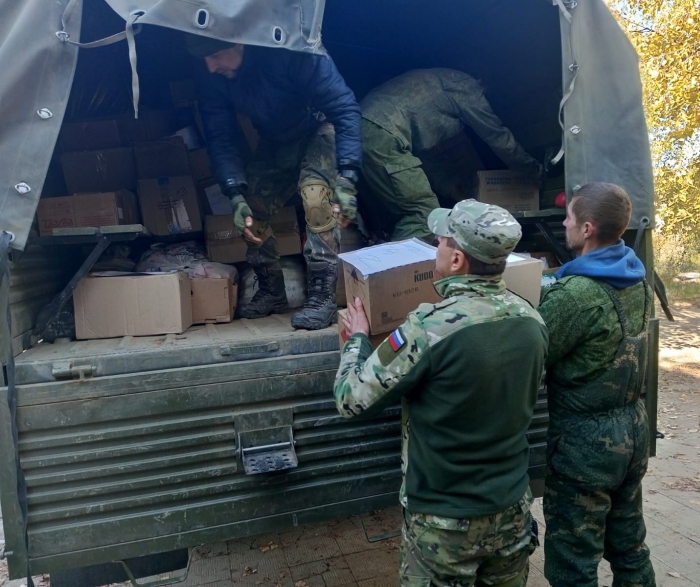 Бойцы получили квадрокоптеры и другую помощь от жителей Брянской области