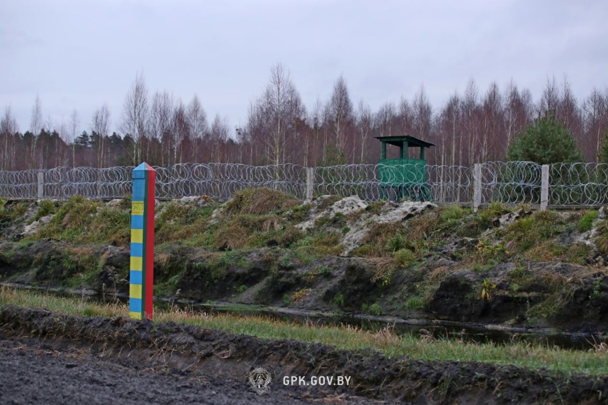 Белорусы показали, что представляет собой украинское заграждение на границе