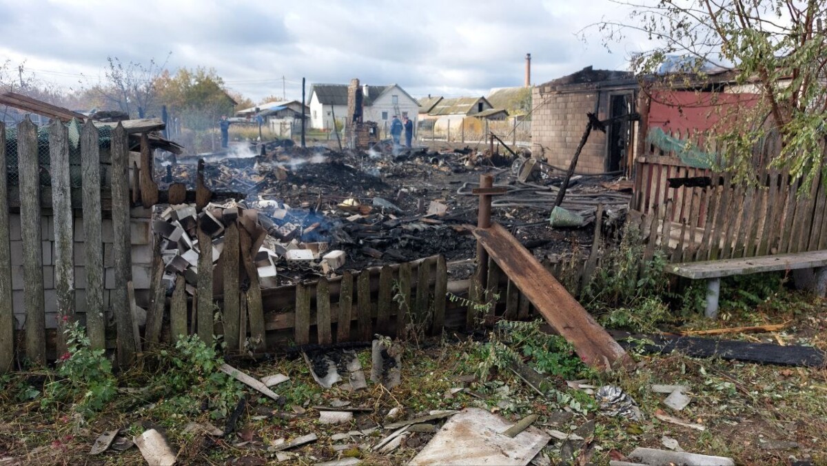 Поселок Белая Березка в Брянской области подвергся массированному обстрелу со стороны Украины
