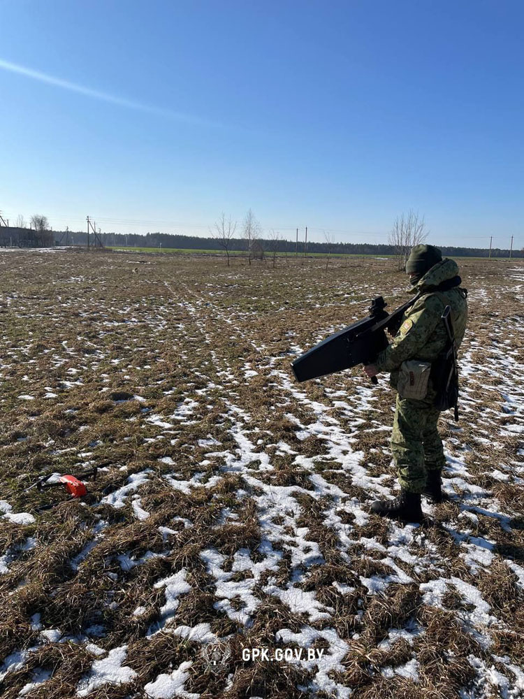 Белорусские пограничники перехватили украинский беспилотник