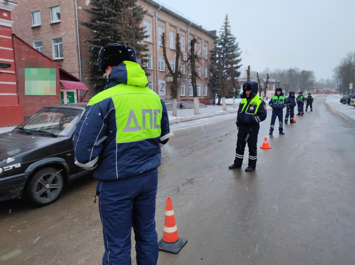 Сегодня сплошные проверки водителей организованы на трех улицах в Новозыбкове